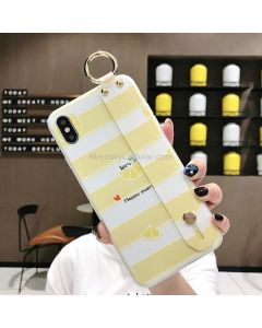 Lemon Pattern Wrist Strap TPU Case For iPhone 6 Plus & 6s Plus