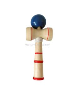 Classic Wooden Skill Toy Kendama with Extra String, Size: 13.5 x 5.5cm