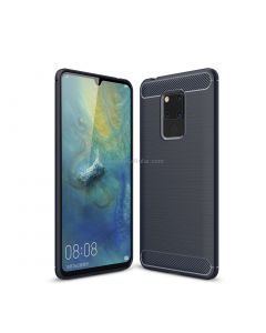 Brushed Texture Carbon Fiber Soft TPU Case for Huawei Mate 20 X