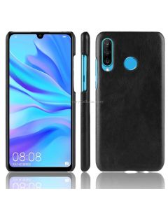 Shockproof Litchi Texture PC + PU Protective Case for Huawei P30 Lite