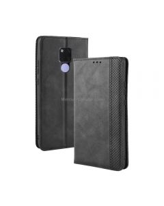 Magnetic Buckle Retro Texture Horizontal Flip Leather Case for Huawei Mate 20, with Holder & Card Slots & Wallet