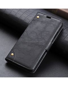 Copper Buckle Retro Crazy Horse Texture Horizontal Flip Leather Case for Huawei P30 Lite, with Holder & Card Slots & Wallet