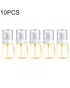 10 PCS Portable Refillable Plastic Fine Mist Perfume Spray Bottle Transparent Empty Spray Sprayer Bottle, 30ml