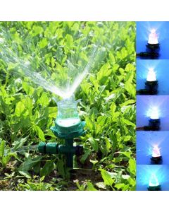 LED Luminous Lawn Sprinkler Automatic Water Sprinkler Garden Outdoor Irrigation Nozzle for Courtyard