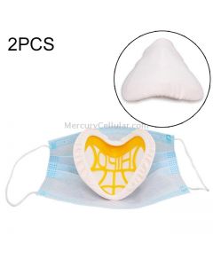 2 PCS Reusable Filter Dust Face Mask Replacement Inner Pad Holder