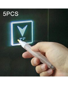 5 PCS Non-contact Elevator Anti-Virus Alcohol Pen, No Alcohol