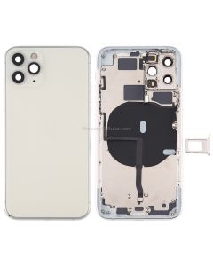 Battery Back Cover (with Side Keys & Card Tray & Power + Volume Flex Cable & Wireless Charging Module) for iPhone 11 Pro