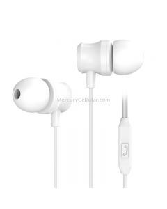 KIVEE KV-MT20 1.2m Wired In Ear 3.5mm Interface Stereo Earphones with Mic