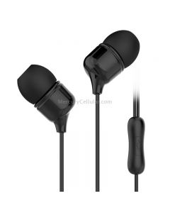 KIVEE KV-MT22 1.2m Wired In Ear 3.5mm Interface Stereo Earphones with Mic