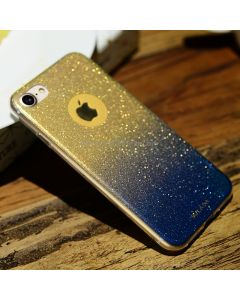 SULADA Shockproof TPU+ Blue Light Flash Powder Case For iPhone SE 2020 & 8 & 7
