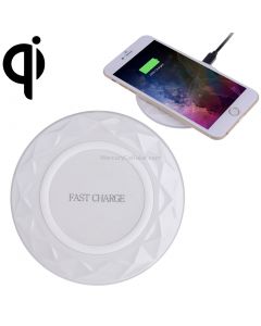 DC5V Input Diamond Qi Standard Fast Charging Wireless Charger, Cable Length: 1m, For iPhone X & 8 & 8 Plus, Galaxy S8 & S8 +, Huawei, Xiaomi, LG, Nokia, Google and Other Smart Phones