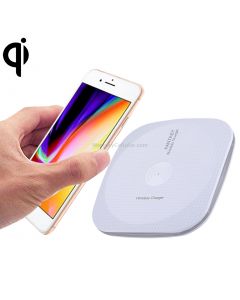 5V 1A Universal Square Fast Qi Standard Wireless Charger with Indicator Light, For iPhone X & 8 & 8 Plus, Galaxy, Huawei, Xiaomi, LG, Nokia, Google and other QI Standard Smartphones