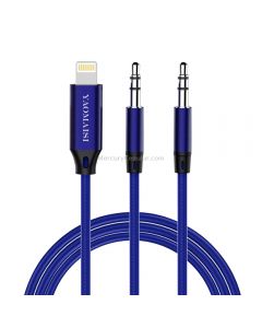 YAOMAISI Q18 1m 8 Pin Male to 3.5mm Male Audio Cable, For iPhone XR / XS / XS Max / X, iPhone 8 Plus / 7 Plus, iPhone 8 / 7
