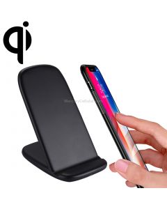 H7 Double Coils Fast Charging Wireless Charger Stand with Micro USB Cable, For iPhone, Galaxy, Huawei, Xiaomi, LG, HTC and Other Smart Phones