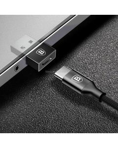 Baseus Aluminum Alloy Exquisite USB Male to USB-C / Type-C Female Adapter Converter, For Galaxy S8 & S8 + / LG G6 / Huawei P10 & P10 Plus / Xiaomi Mi6 & Max 2 and other Smartphones
