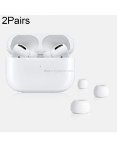 2 Pairs TOTU AA-103 Bluetooth Earphone Silicone Ear Caps Earpads for Apple AirPods Pro, Size: M