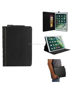 Bible Style Business Horizontal Flip Leather Case for iPad Pro 12.9 (2017) & Pro 12.9 (2015), with Card Slots & Pen Slots & Photo Frame & Holder