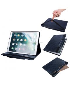 Horizontal Flip Leather Case for iPad Pro 12.9 (2017) & Pro 12.9 (2015), with Double Card Slots & Pen Slots & Holder & Wallet & Photo Frame