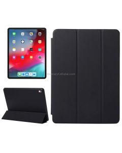 Horizontal Flip Solid Color Leather Case for iPad Pro 12.9 inch (2018), with Three-folding Holder & Wake-up / Sleep Function