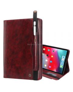 Crazy Horse Texture Horizontal Flip Leather Case for iPad Pro 12.9 (2018), with Card Slots & Pen Slot & Holder & Wallet