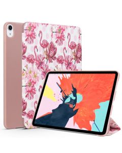 Horizontal Flip Flaming Bird Pattern Colored Painted Leather Case for iPad Pro 11 inch