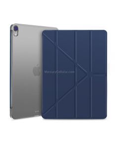 Multi-folding Shockproof TPU Protective Case for iPad Pro 12.9 inch (2018), with Holder & Sleep / Wake-up Function