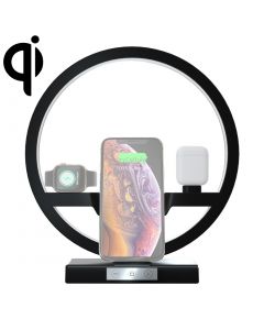N38 QI Vertical Fast Wireless Charger for Mobile Phones & Apple Watch & AirPods, with LED Light