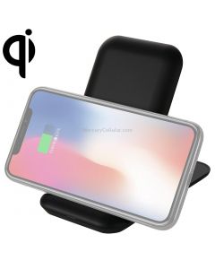 Q800 QI Three Coil Vertical Foldable Wireless Charger with Mobile Phone Holder