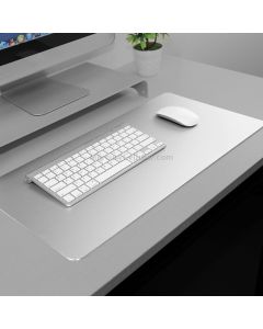 Aluminum Alloy Thick Metal Leather Non-slip Mat Desk Mouse Pad, Size : Small, 600x240mm