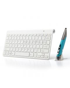 KM-909 2.4GHz Smart Stylus Pen Wireless Optical Mouse + Wireless Keyboard Set