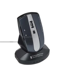 MZ-011 2.4GHz 1600DPI Wireless Rechargeable Optical Mouse with HUB Function
