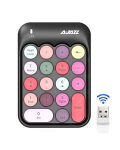 Ajazz AK18 2.4G Mini Wireless Mixed Color Keys Numeric Keyboard