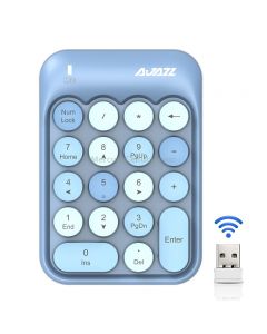 Ajazz AK18 2.4G Mini Wireless Mixed Color Keys Numeric Keyboard