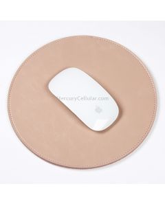 Microfiber Crazy Horse Texture Circular Waterproof Mouse Pad