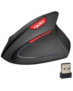 HXSJ T24 6 Buttons 2400 DPI 2.4G Wireless Vertical Ergonomic Mouse with USB Receiver