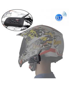 EJEAS V6 Pro 1200m IP65 Waterproof Motorcycle 2 Users Full Duplex Talking Bluetooth Intercom Multi-Interphone Headsets, Support Receive Calling & Listen Music & Noise Reduction