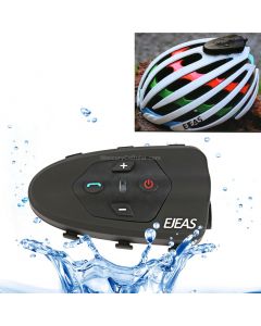 EJEAS Eagle 1200m IP65 Waterproof 2 Users Connection Riders Bluetooth Multi-Interphone Headsets for Bicycle Helmet, Support Listening Phone Call & Music & Navigation