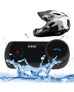 EJEAS E2-1200 1200m IP65 Waterproof 4 Users Connection Riders Bluetooth Multi-Interphone Headsets for Motorcycle Helmet