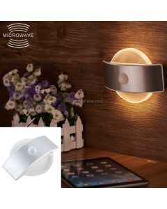 Round Creative Human Body Motion Sensor LED Night Light, SMD 2835 120 Degrees Beam Angle, Sensor Distance: 3-5m