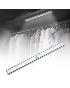 Magnet LED Human Motion Sensor Light Lamp, 20 LEDs Square Style for Cabinets, Sensor Distance: 3-5m