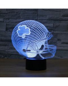 Rugby Hat Flower Shape 3D Colorful LED Vision Light Table Lamp, USB & Battery Version