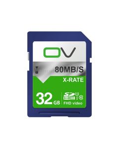 OV 32GB 10/80 W/R High Speed Class10 FHD Video SD Card