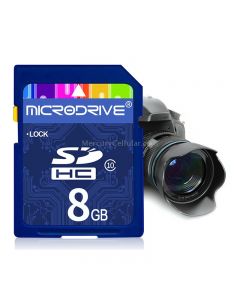 Microdrive 8GB High Speed Class 10 SD Memory Card for All Digital Devices with SD Card Slot