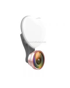 RK47 Portable Tri-color Adjustable Brightness Heart-shaped Fill Light