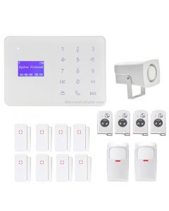 YA-700-GSM-2 Wireless Touch Key LCD Display Security GSM Alarm System Kit