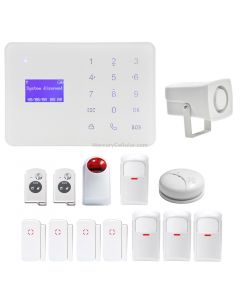 YA-700-GSM-5 Wireless Touch Key LCD Display Security GSM Alarm System Kit