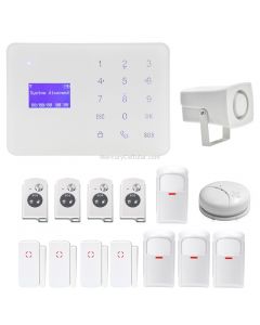 YA-700-GSM-4 Wireless Touch Key LCD Display Security GSM Alarm System Kit