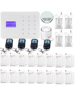 YA-700-GSM-12 Wireless Touch Key LCD Display Security GSM Alarm System Kit