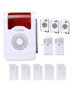 YA-302-21 11 in 1 Kit Wireless Security Human Voice Prompt Site Alarm System