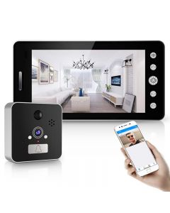 TS-MTK509 5 inch 1080P Smart Electronic Camera Eye Household Visible Doorbell, Android Version